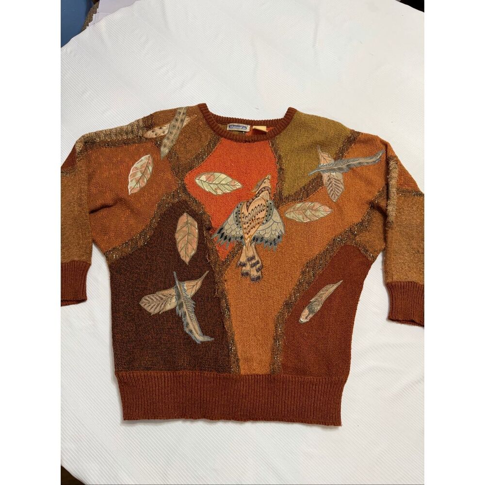 Mariea Kim Vintage Art To Wear Sweater Size Small